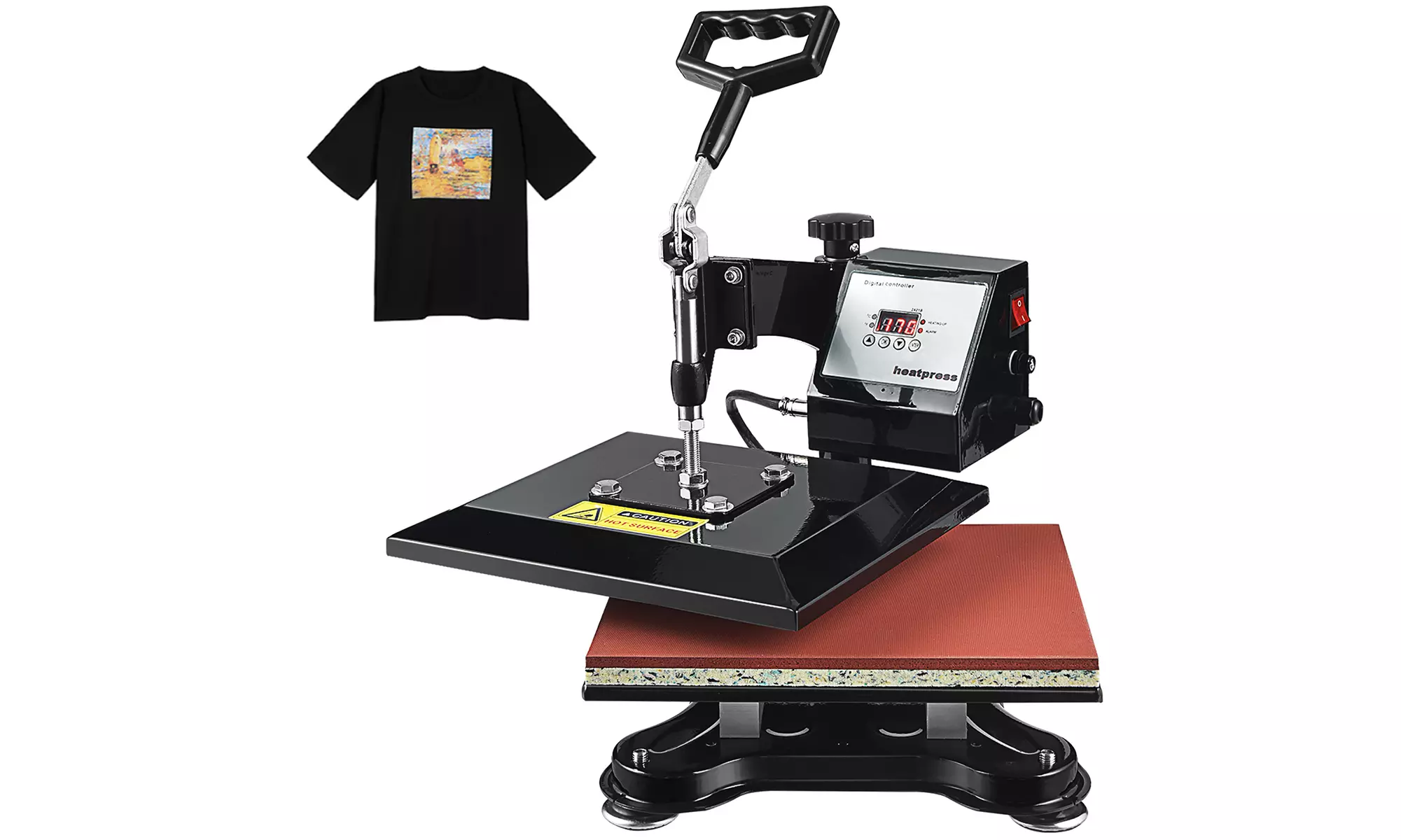 Costway 12'' x 10'' Heat Press Machine Swing-Away Digital Transfer Sublimation - Primary Image