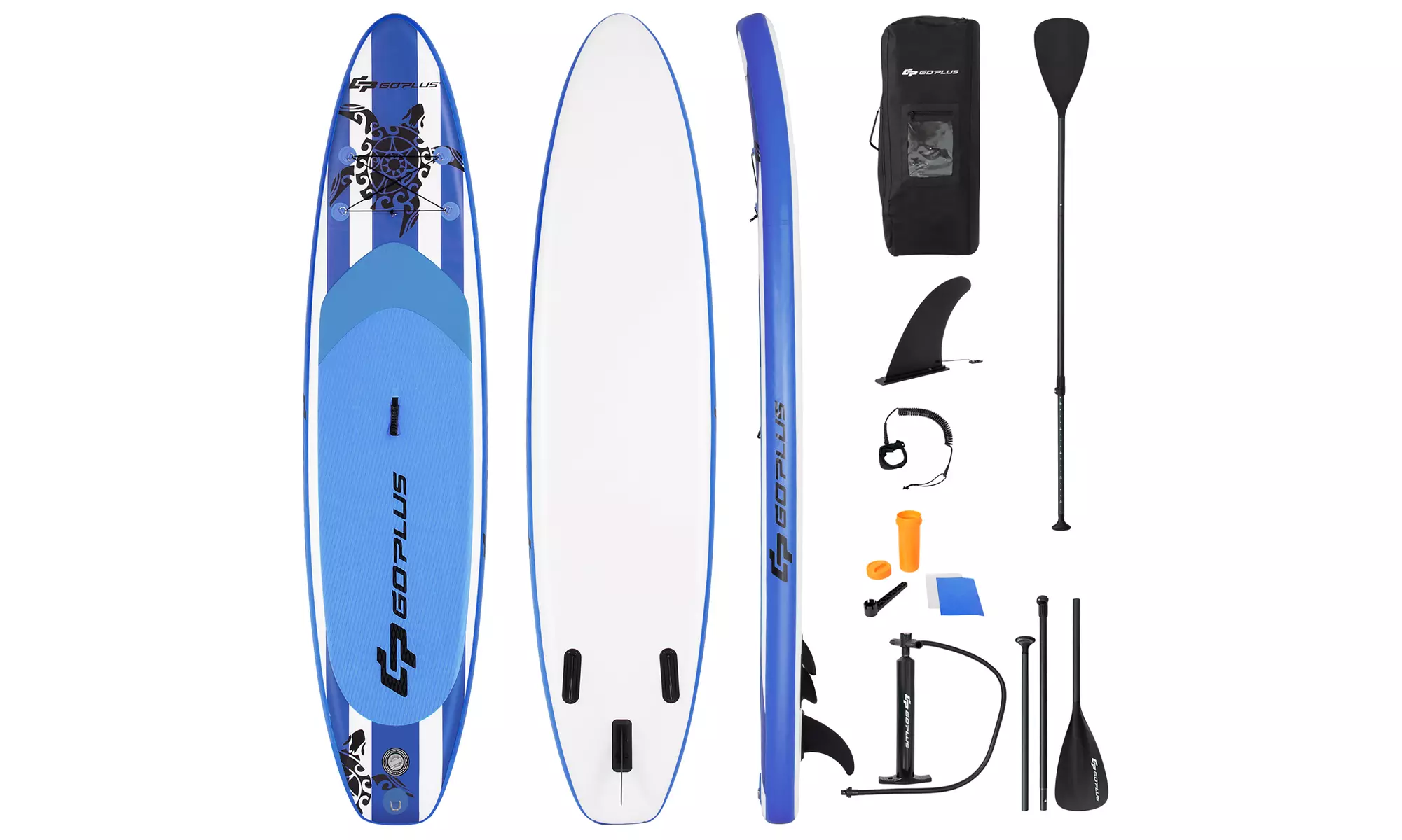 Goplus 11 Inflatable Stand Up Paddle Board SUP W/Carrying Bag Aluminum - Primary Image