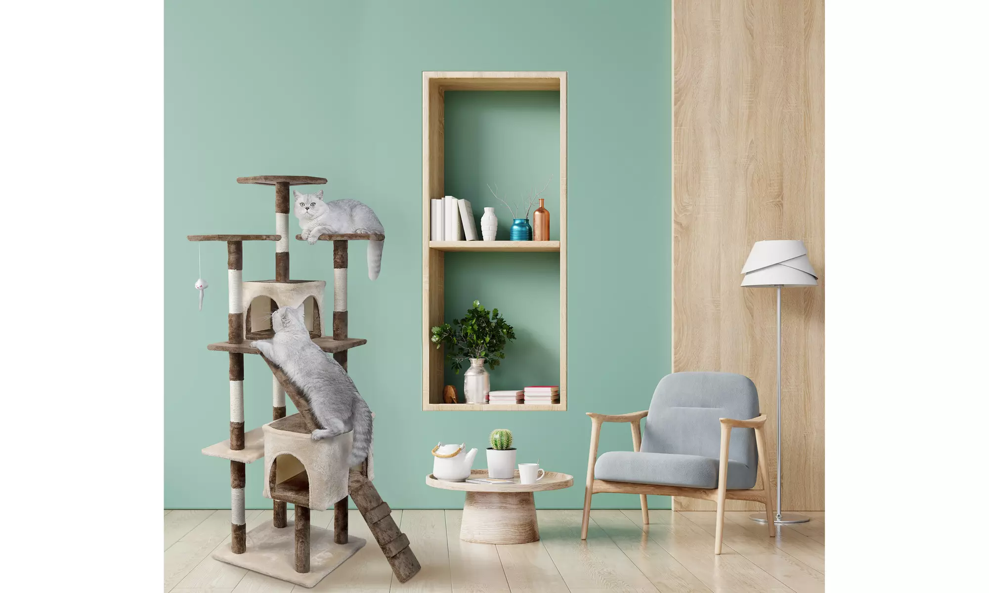 Homessity Cat Tree (Multiple Options Available) - Primary Image