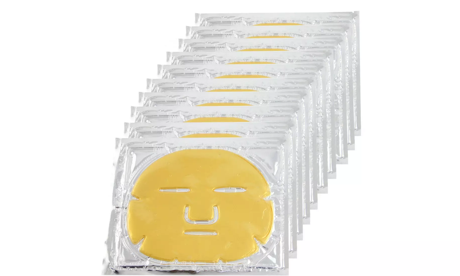 20pcs Gold Bio Collagen Facial Face Mask 24K Revitalising Firming anti-aging - Primary Image