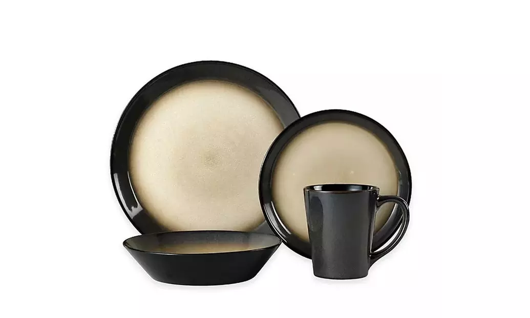 Pfaltzgraff  Aria 16-Piece Dinnerware Set in Grey - Primary Image