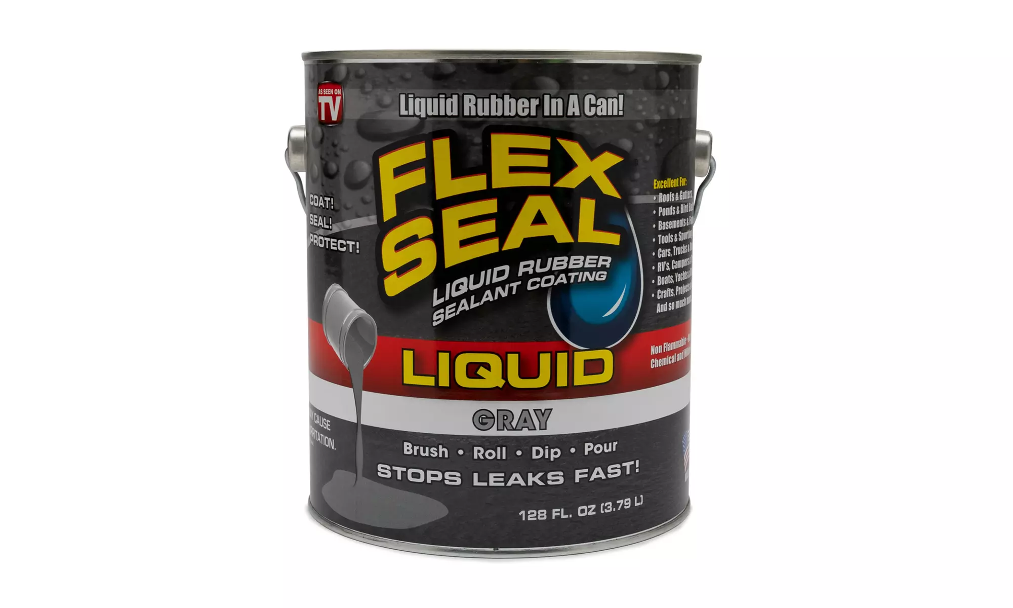Flex Seal Liquid (1-Gallon, Gray) - Primary Image