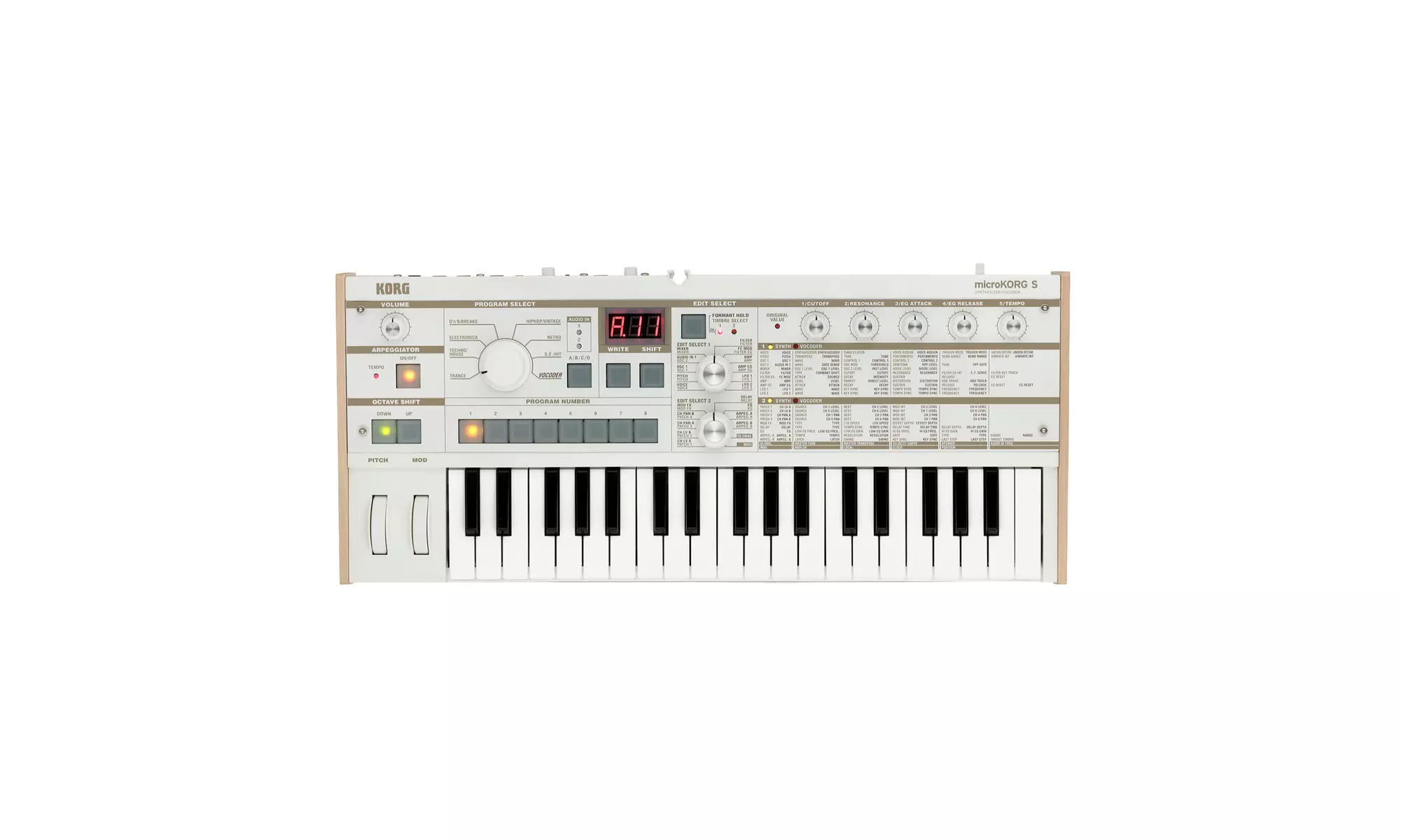 Korg microKORG S Synthesizer/Vocoder with Speakers - Primary Image