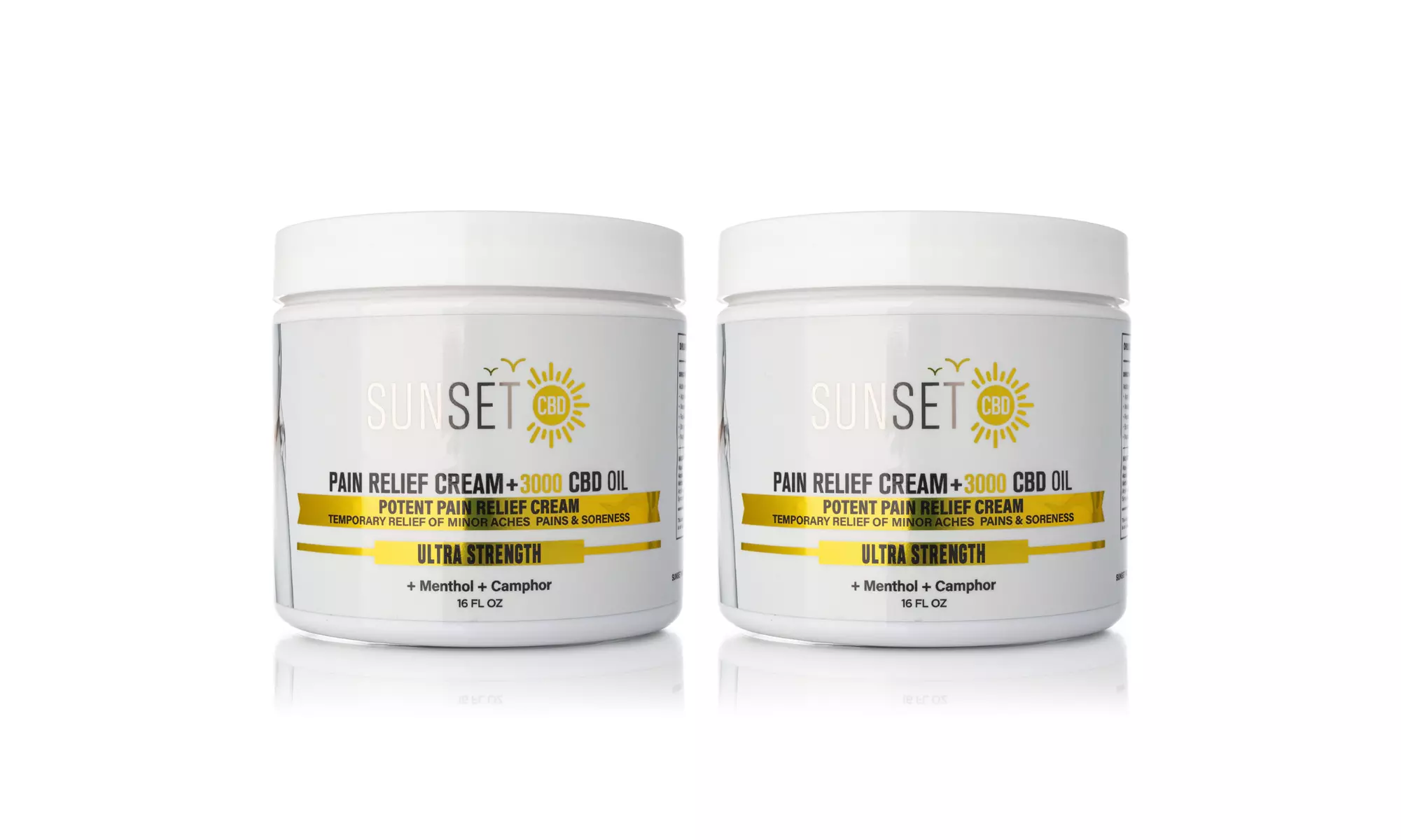Sunset CBD Bundle and Save - Sunset 1000MG Pain Relief Cream Options