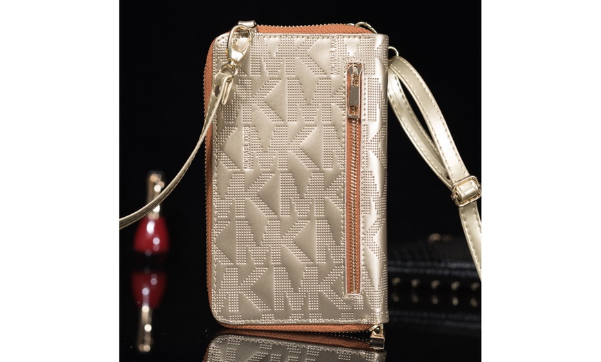 Image 22: Michael Kors Leather Crossbody