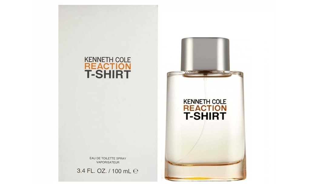 Kenneth Cole Reaction T-Shirt EDT 3.4 Oz Men's