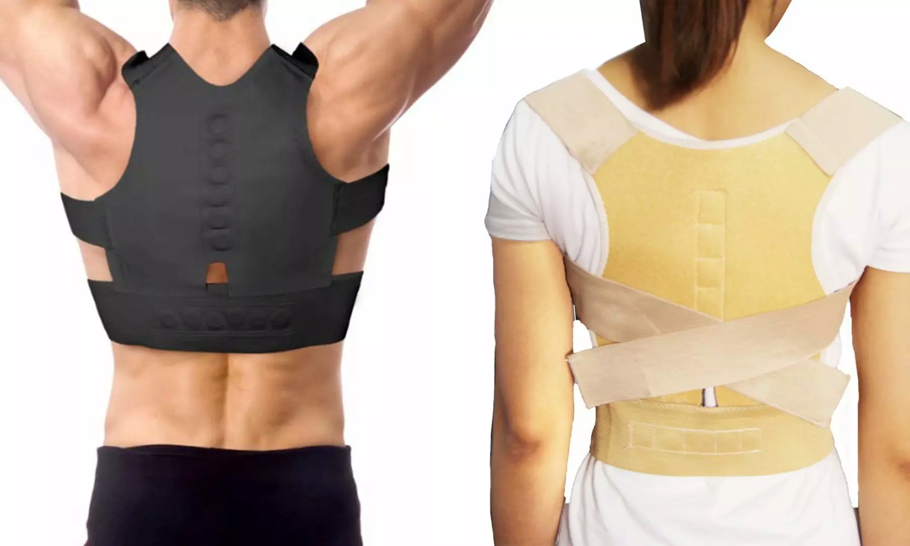 Posture Corrector for Women & Men Relieves Upper Back & Shoulders - Primary Image