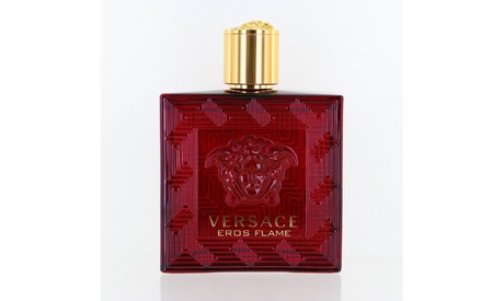 Used Versace Eros Flame By Versace 3.4 Oz Eau De Parfum Spray New Tester For Men Men Spicy Spray Tester Eau De Parfum