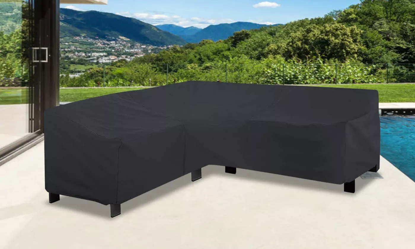 iMounTEK L-Shaped Waterproof Patio Furniture Cover Outdoor Sectional Cover - Primary Image