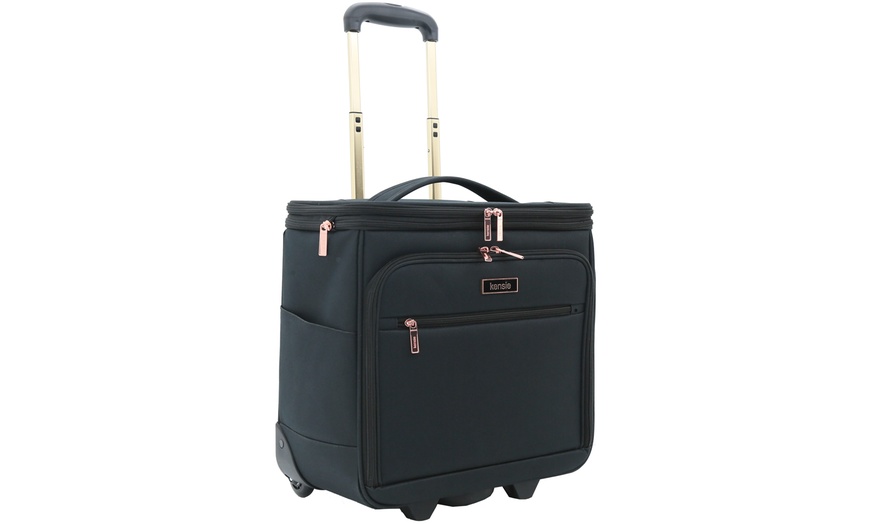 Image 4: kensie 16" Top Expandable Under Seat Carry-On Luggage