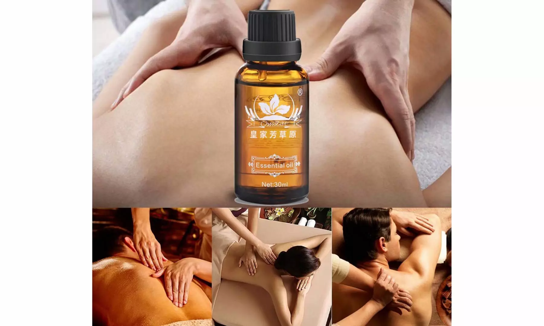 Cypress Ginger Roots Oil Lymphatic Drainage Essence Massage Oil - Second Medium