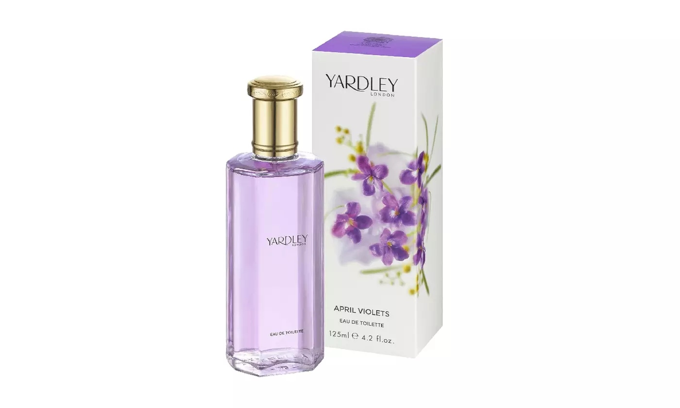 Yardley April Violets Eau de Toilette, 4.2 oz - Primary Image