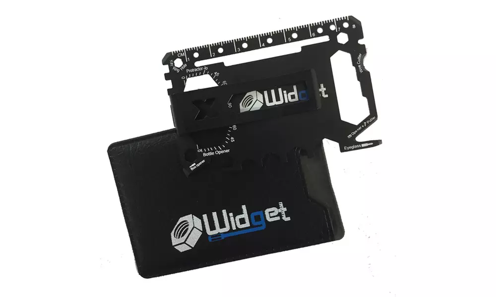 Wallet sized multi purpose survival pocket tool  43 in 1  The Widget - Primary Image