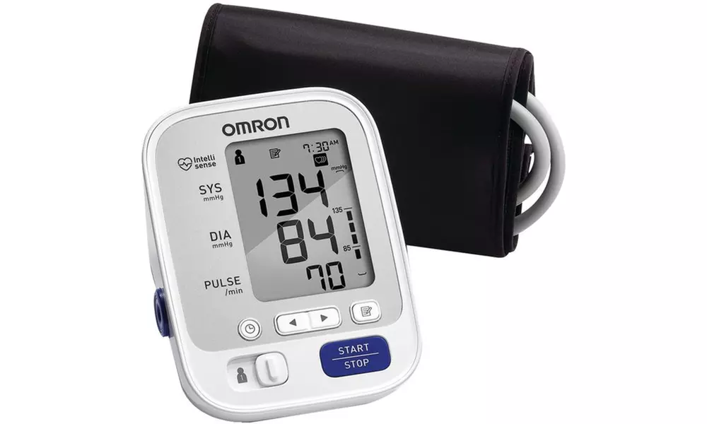 Omron 5 Series Upper-Arm Blood Pressure Monitor with Wide-Range Cuff - Primary Image