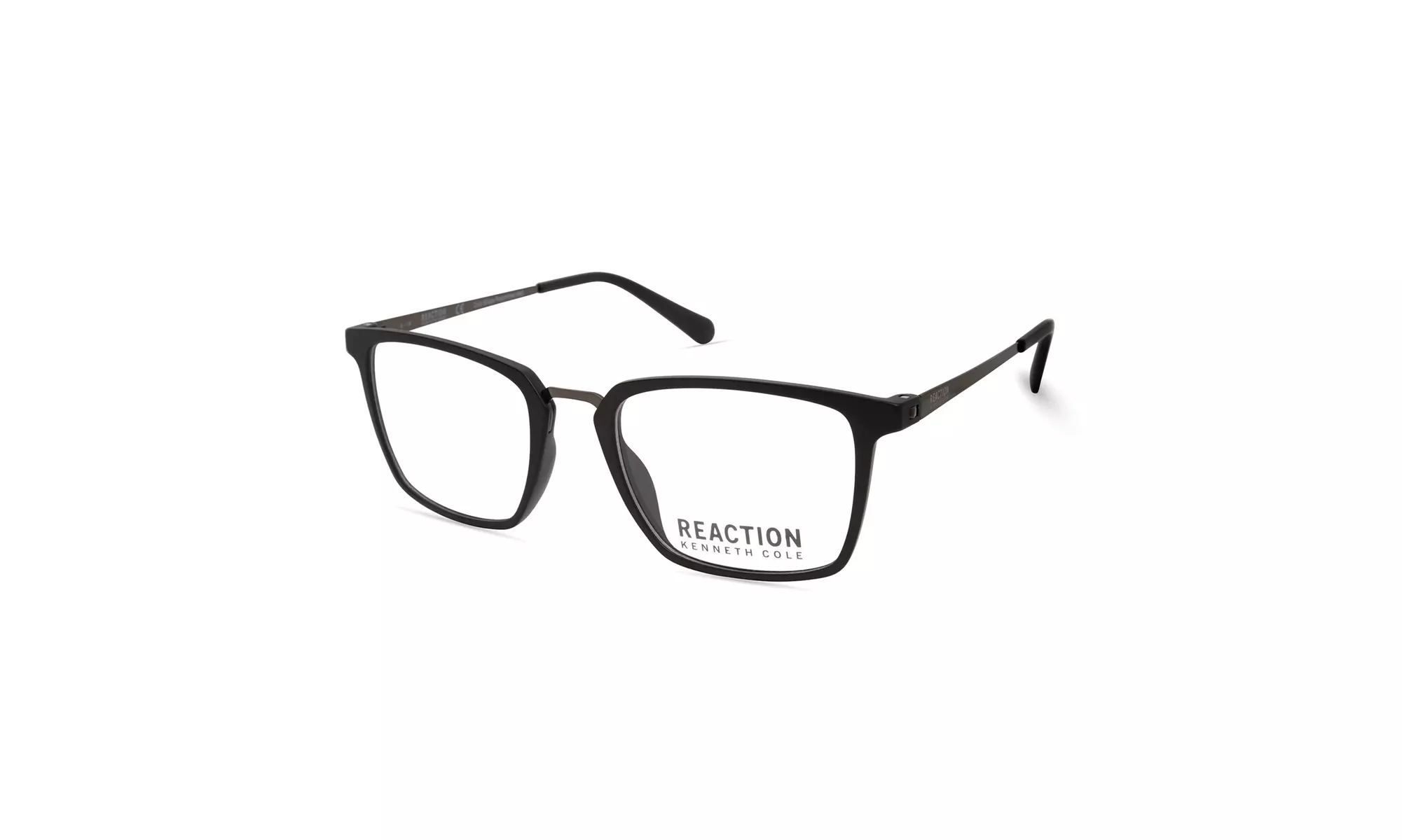 Kenneth Cole Men Eyeglasses KC0819-002-50 Matte Black Flex Frame Demo Lenses - Primary Image