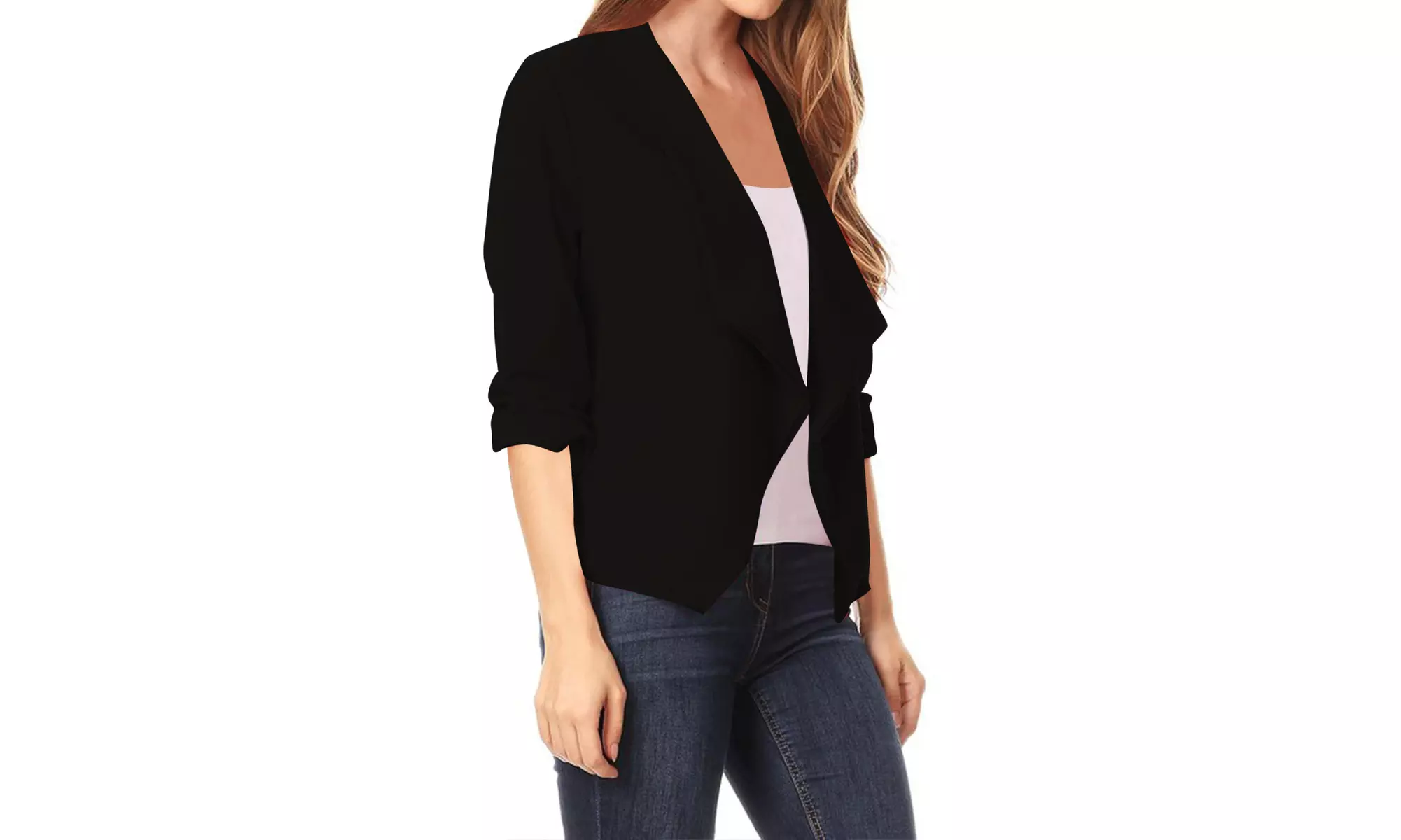 Women's Casual Office Wear Basic Solid Blazer Jacket
