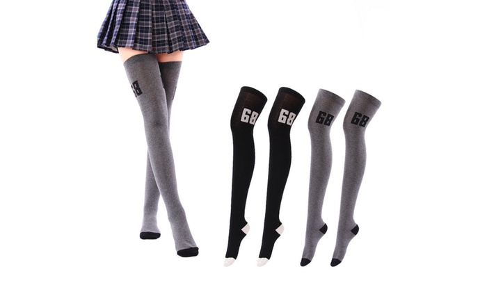 over the knee athletic socks