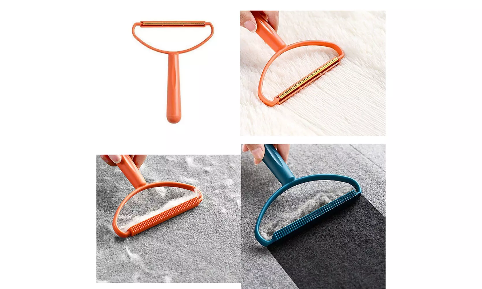 US 2-4 Pack Lint Remover Rollers Clothes Fuzz Pet Hair Shaver TIKA Double Sided