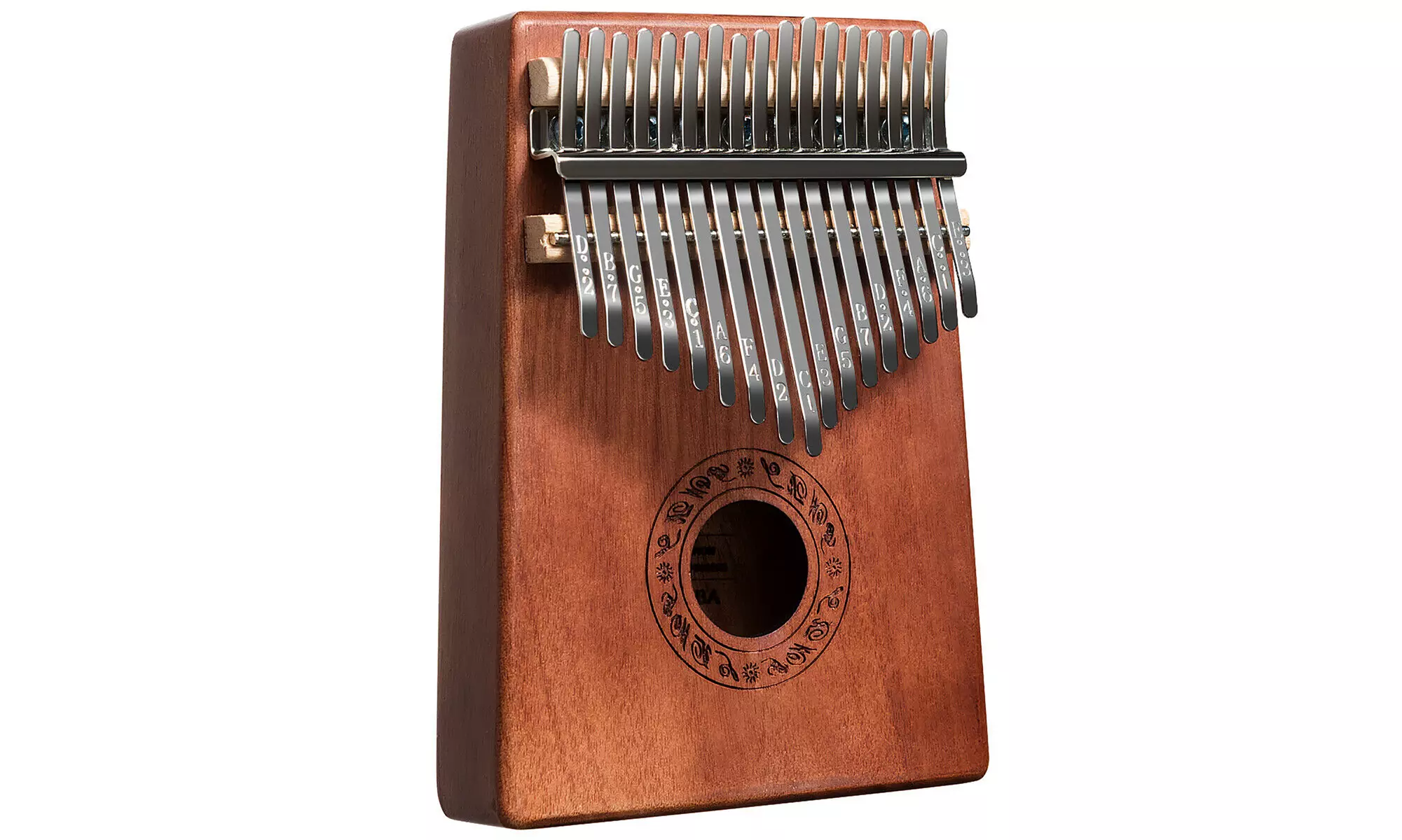 Costway Kalimba 17 Keys Thumb Piano Portable Solid Wood Finger Piano - Primary Image