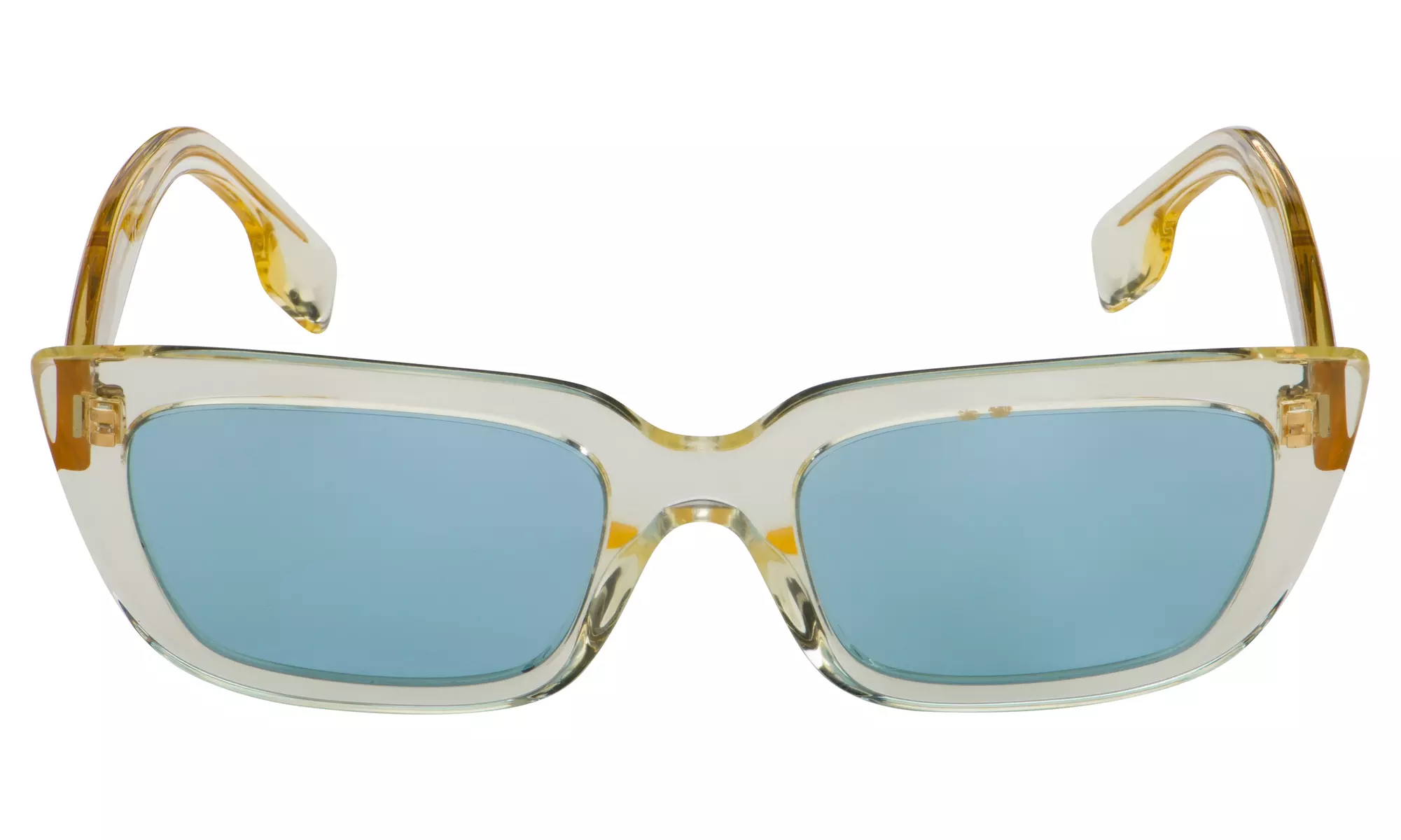 Burberry Sunglasses BE 4321 387980 52 Transparent Yellow  Azure Lens - Second Medium