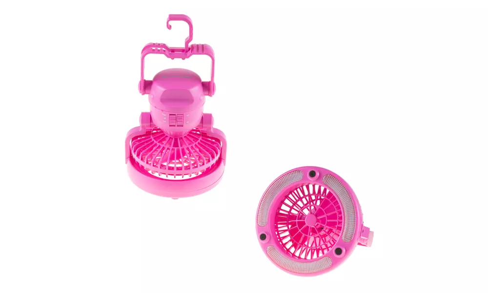 2-in-1 Portable Camping Lantern with Ceiling Fan - Second Medium
