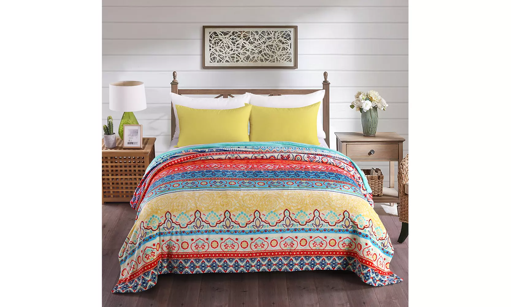 JML-Lightweight Flannel Fleece Bed Blankets