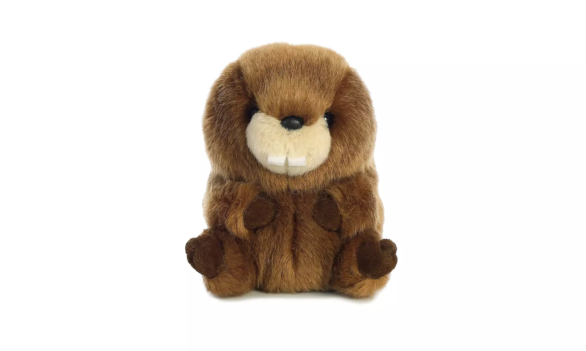 Aurora World 16819 Rolly Pet Bucky Beaver Plush, 5" - Primary Image
