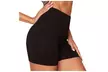 Women'S Black Girdle Shorts Leggings For Athleisure Yoga Pants - Second Medium