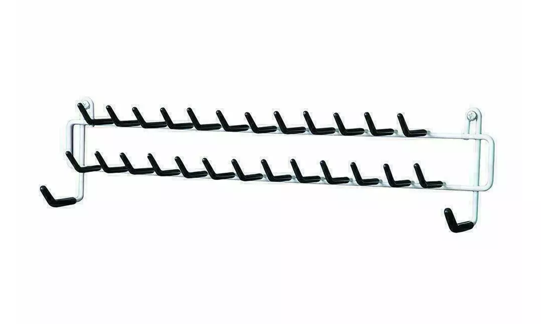 Tie Belt Hanger Rack Necktie Holder Closet Organizer Scarf Shelf Door Wall Mount - Primary Image