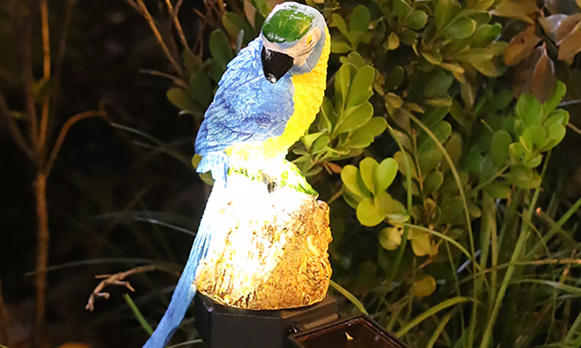 Solar Owl Garden Light Parrot Outdoor Light Solar Stake Lamps for Outdoor Decor