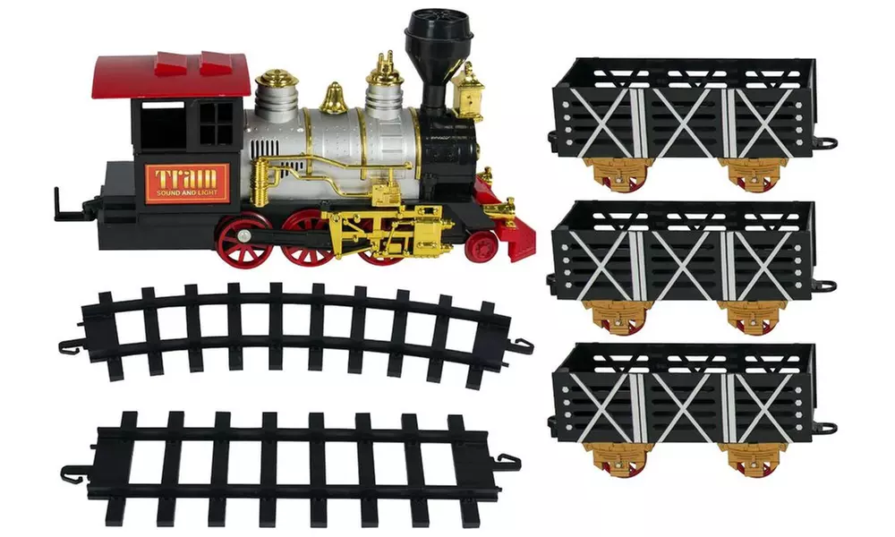 VT Classic Train Set For Kids With Smoke, Music, Lights Battery Op Railway Set - Second Medium