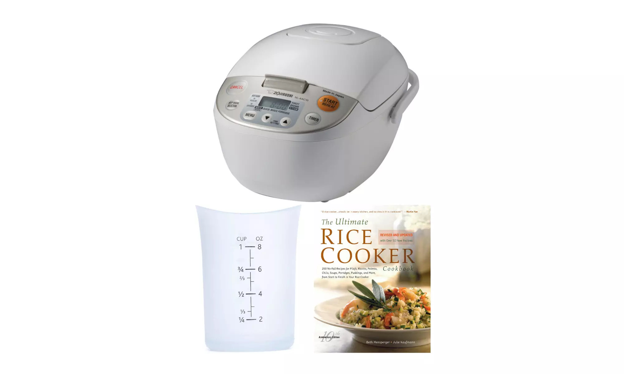 Zojirushi NL-AAC10 Micom Rice Cooker and Warmer (5.5-Cup) w/ Recipe Book Bundle - Primary Image