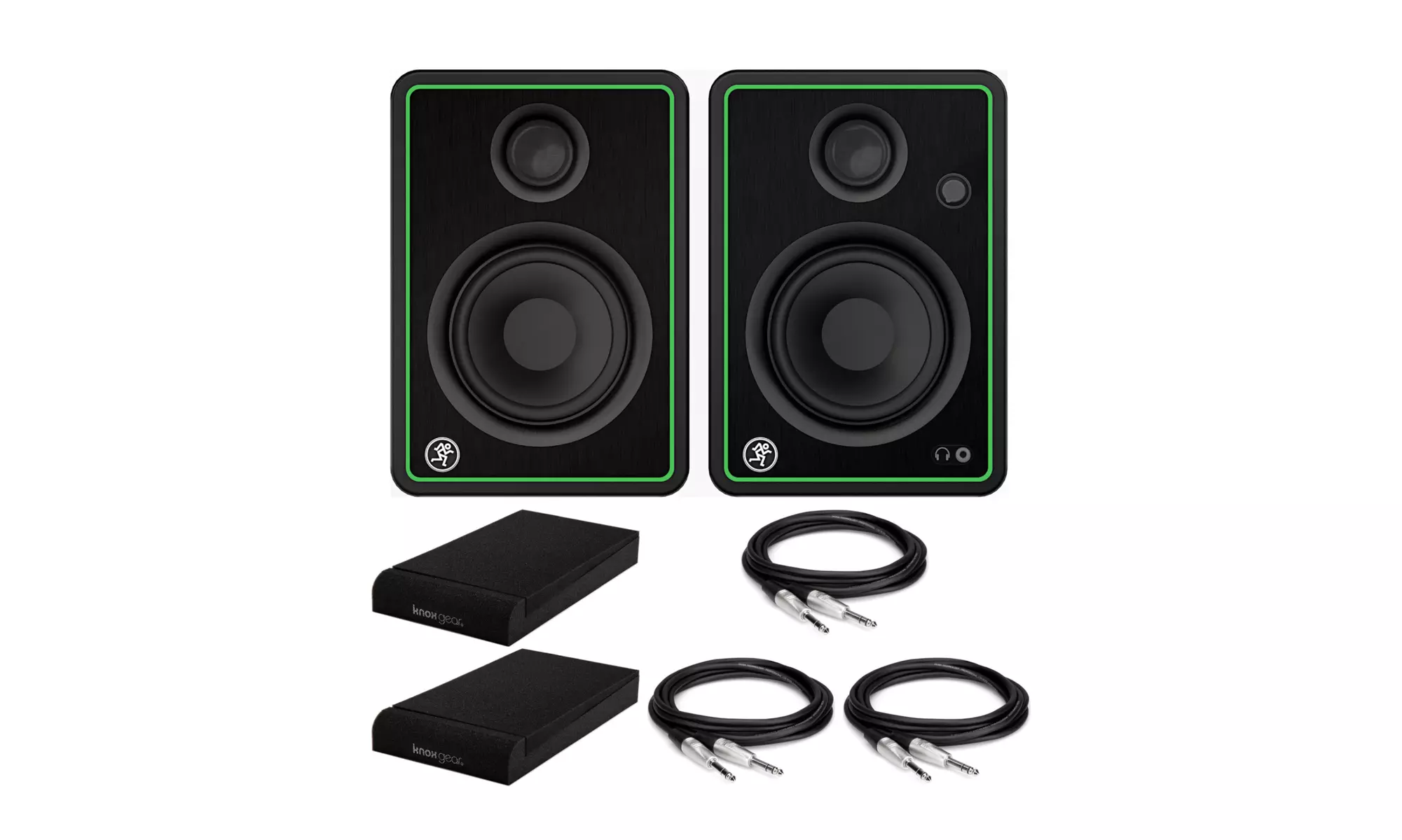 Mackie CR4-XBT 4-Inch Multimedia Monitors(Pair) with Isolation Pads, TRS Cables - Primary Image