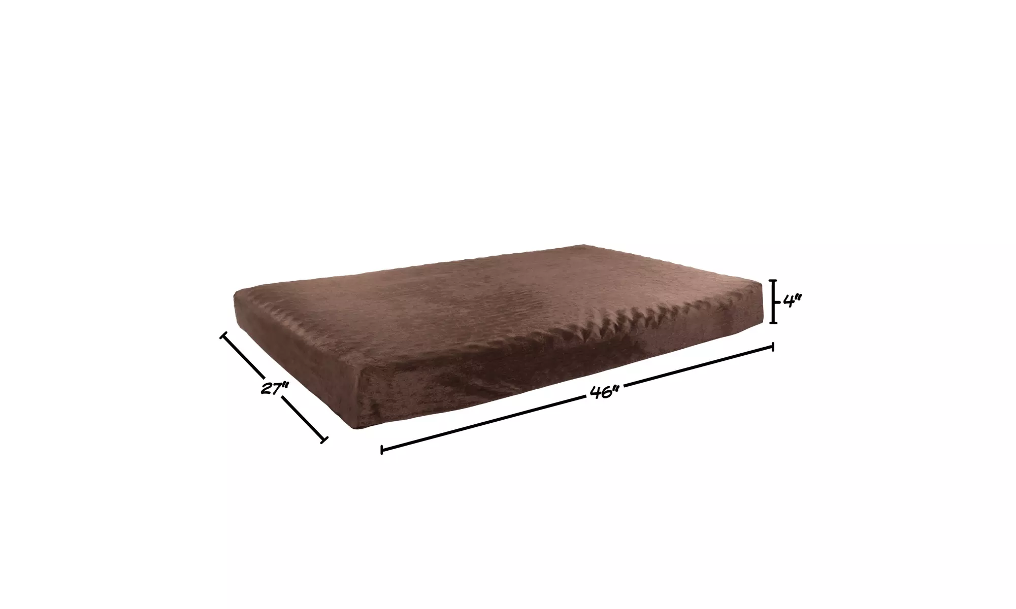 Large or XL Orthopedic Memory Foam Dog Bed With Removable Cover
