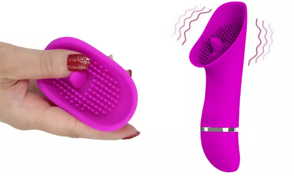 Multi Speeds Tongue Oral Licking Vibrator Relaxing Clitoral Suction Massager - Primary Image