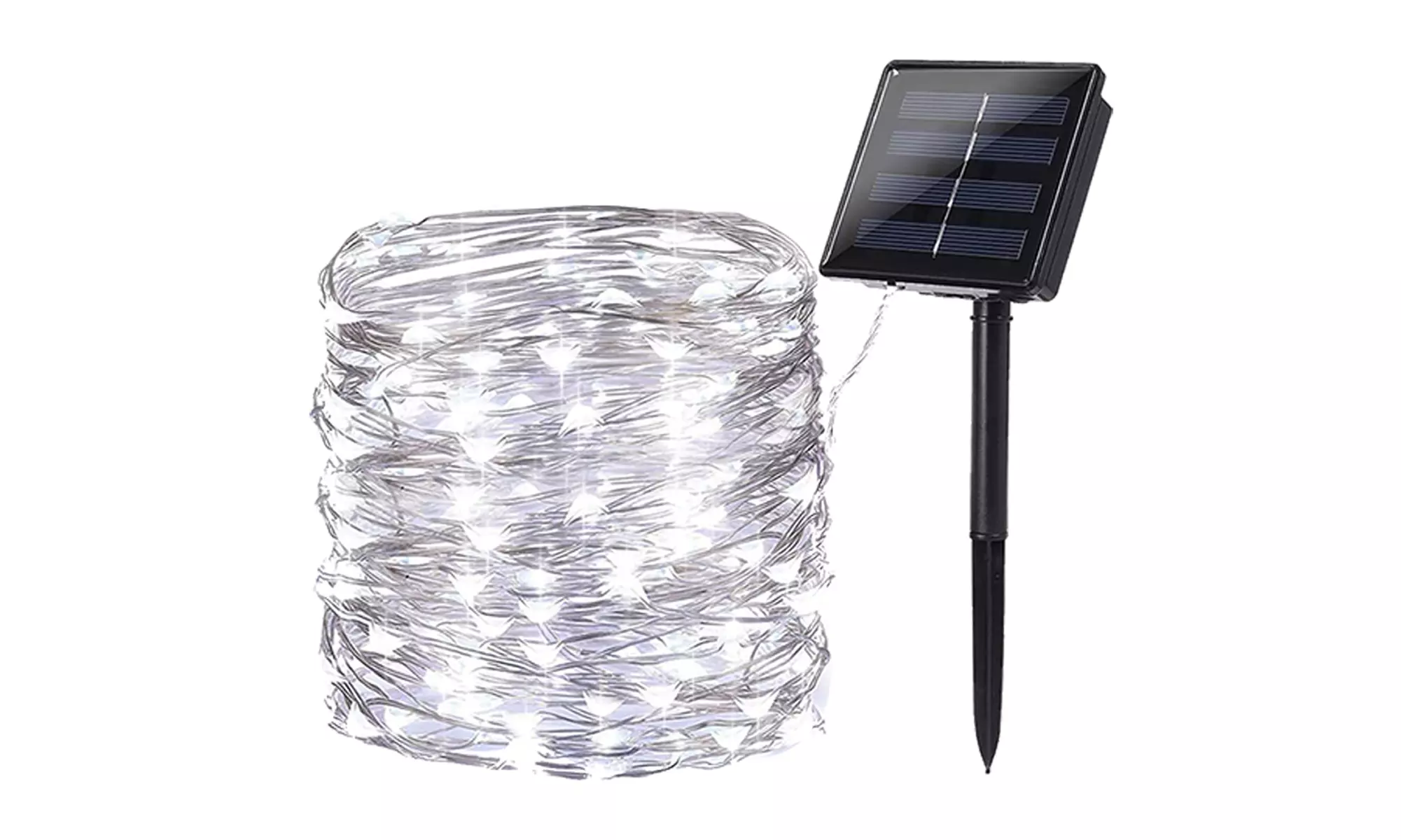 72ft 200 LED Solar String Lights Copper Wire Solar Powered Lights Indoor Outdoor