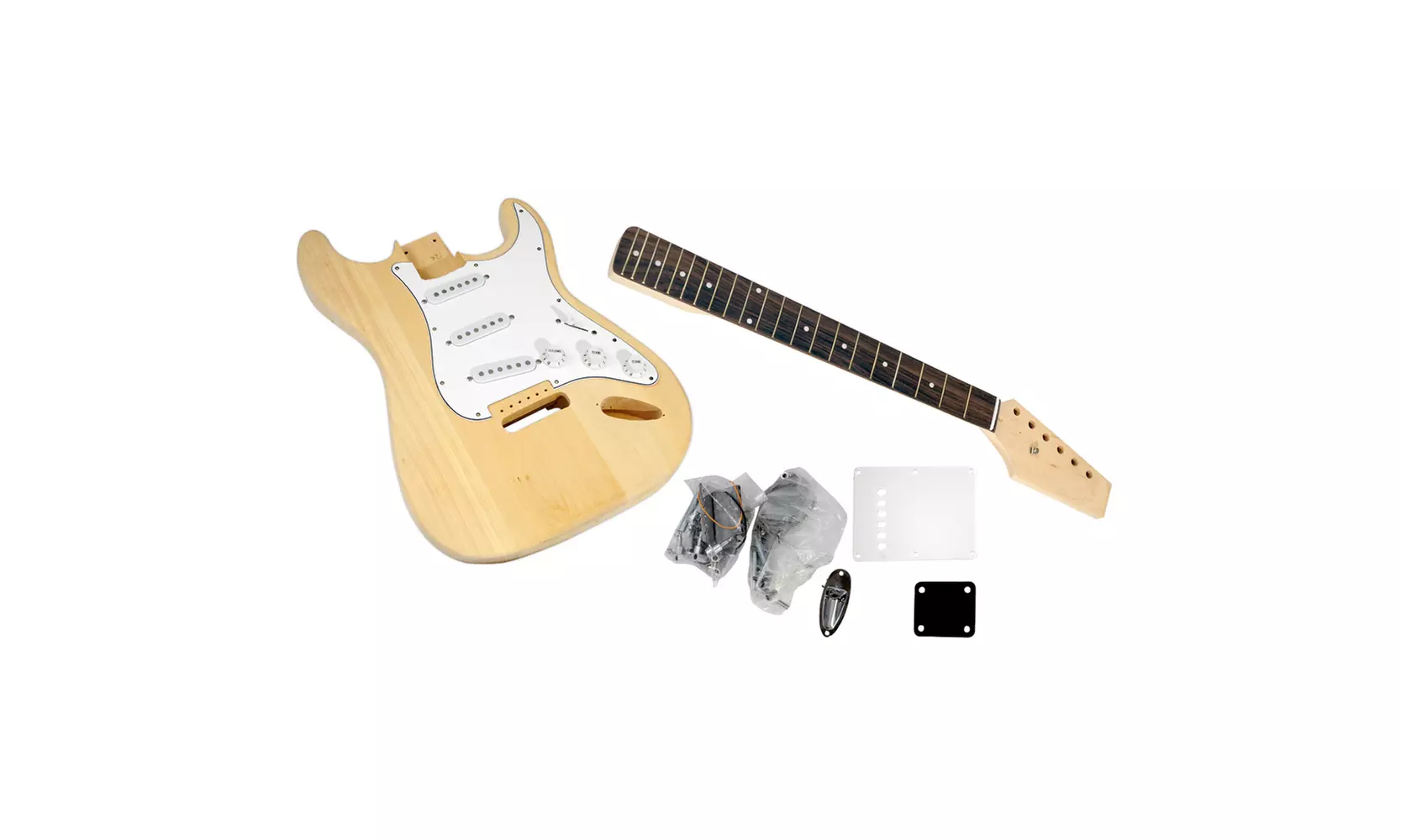 Unfinished strat electric guitar kit - You Build The Guitar - Primary Image