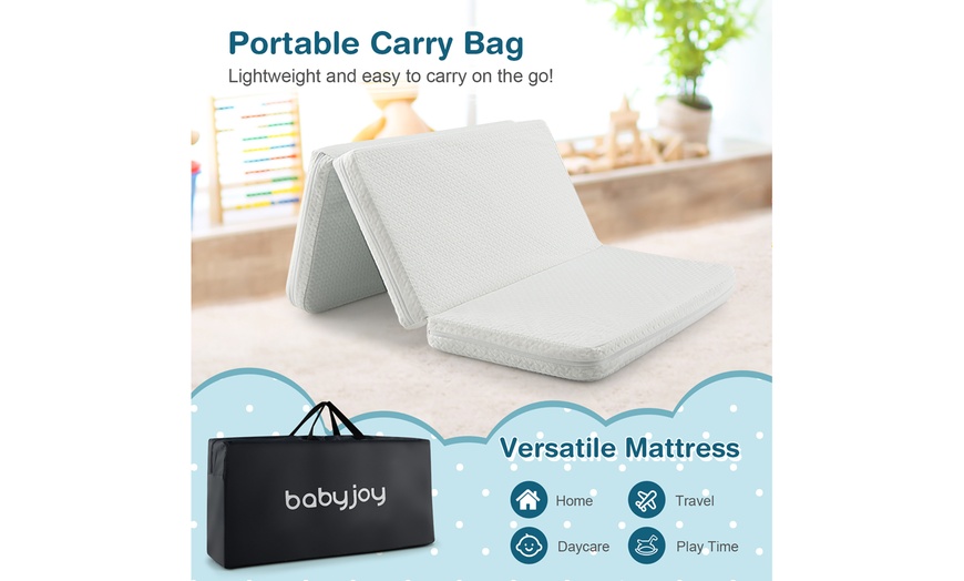 Up To 30% Off on Babyjoy Tri-fold Pack Play Ma... | Groupon Goods