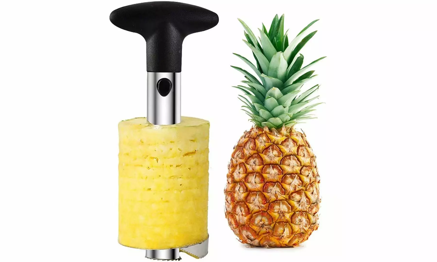 Kitchen Pineapple Corer and Slicer Tool Stainless Steel Pineapple Cutter - Second Medium