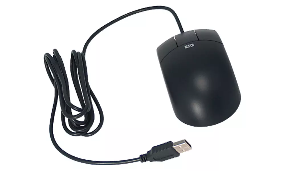 HP USB Optical 3-button Mouse (DY651A) - Primary Image