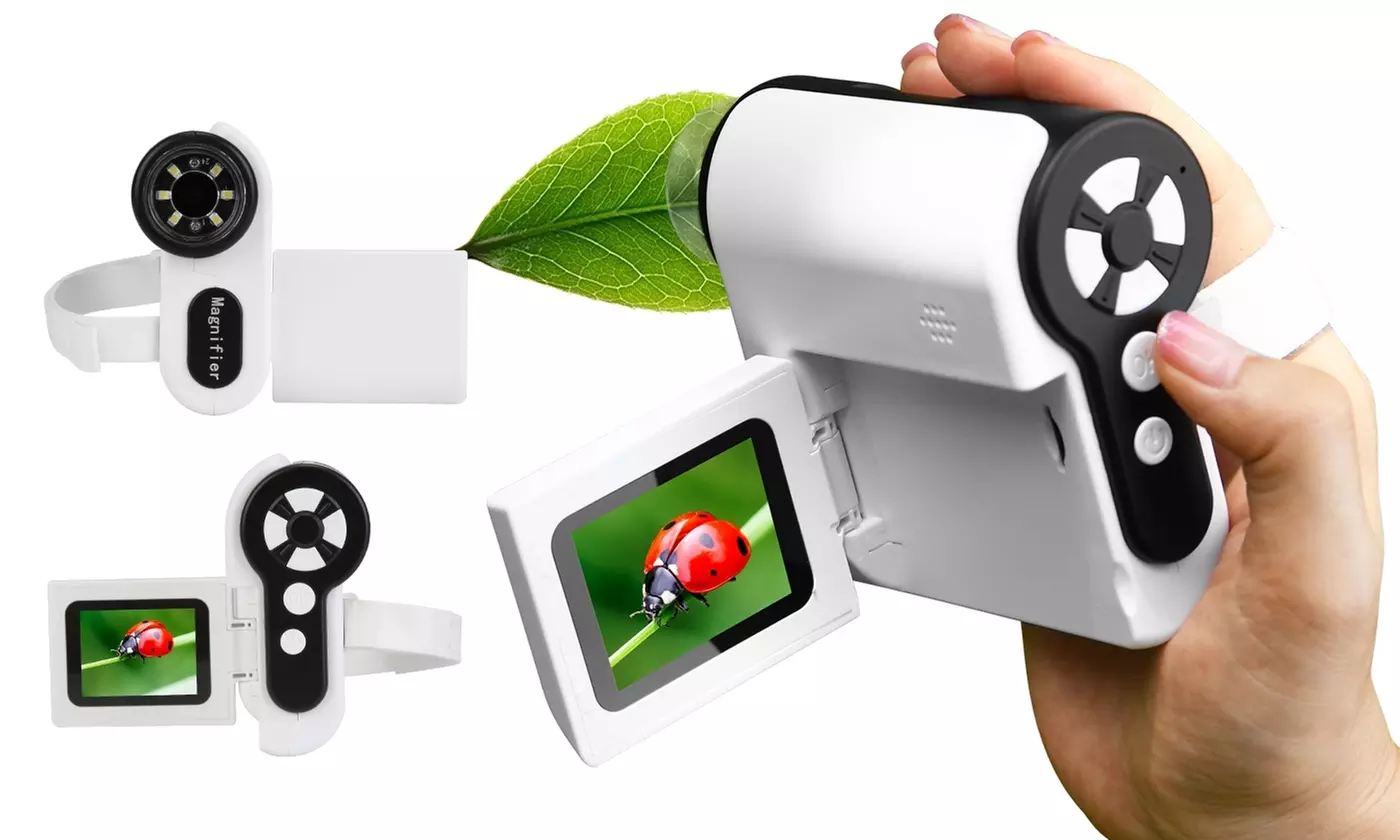 iMounTEK 3-in-1 4K Kids' Microscope Camera Set with Slides & 32GB Card