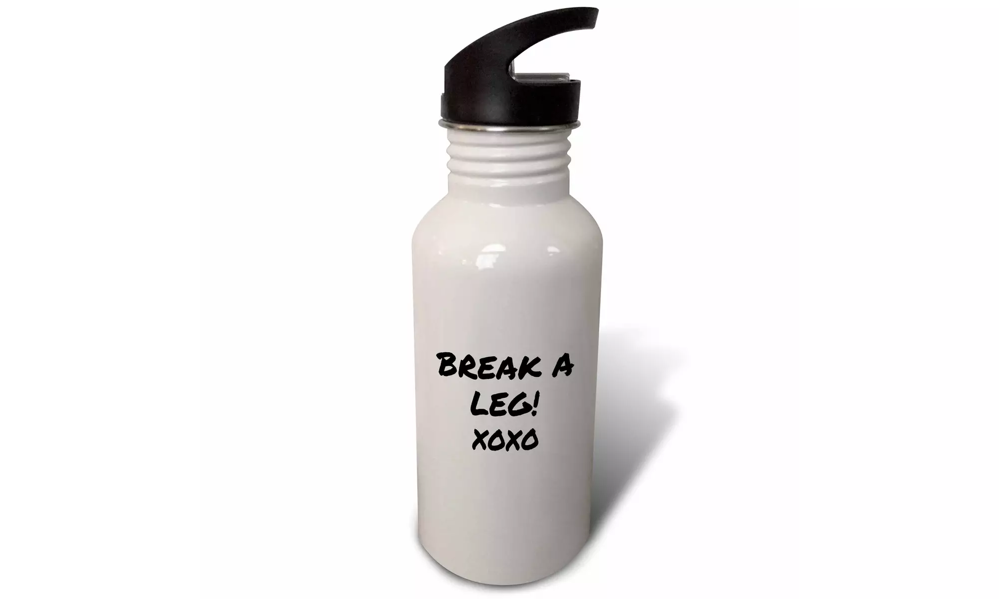  Straw Water Bottle Break a Leg xoxo. Theater, actor, show business good luck me - Primary Image