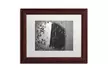 Yale Gurney 'Butts Building Reflection' Matted Wood Framed Art - Second Medium