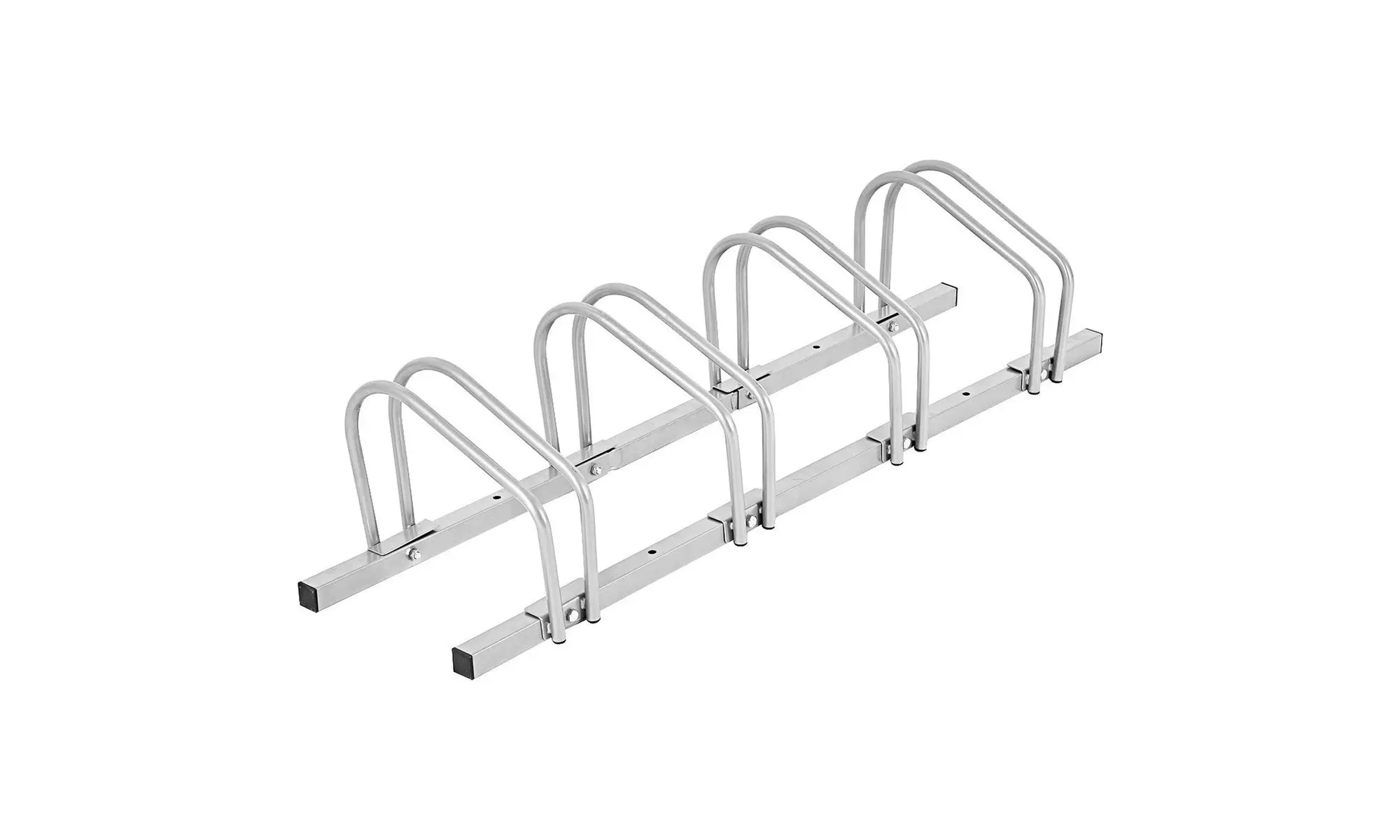 4/5/6 Bike Bicycle Stand Parking Garage Storage Cycling Rack Silver/Black - Primary Image