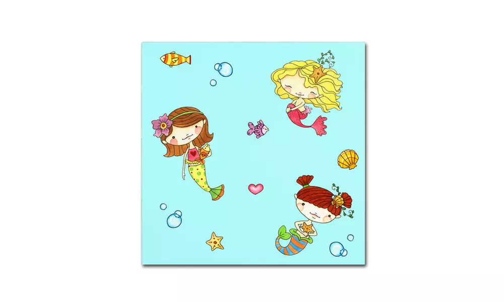 Jennifer Nilsson 'Mermaids' Canvas Art - Second Medium