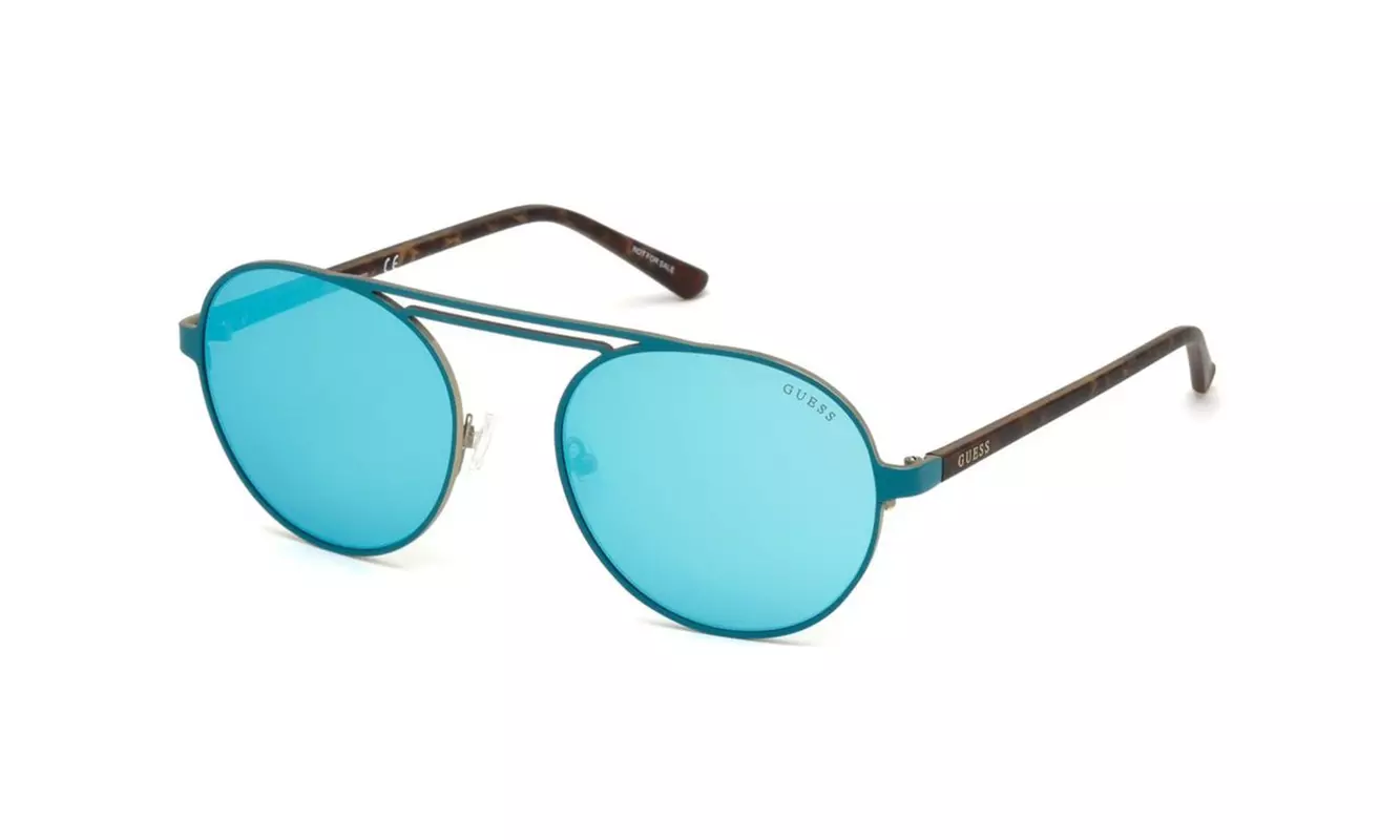 Guess Vintage Round Metal Pilot Sunglasses - Second Medium