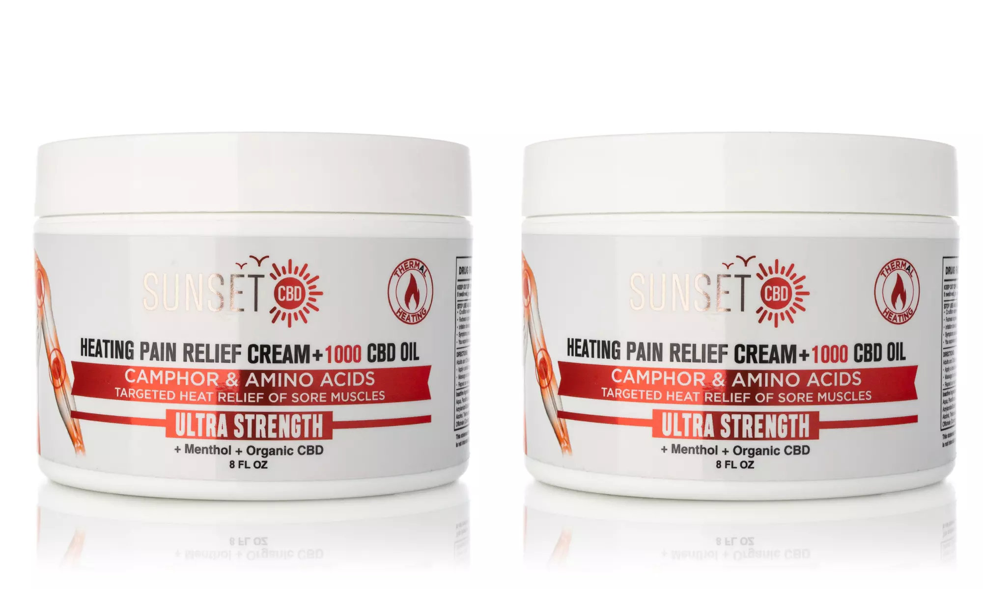BUNDLE Pain Relief from Sunset CBD 1 pack / 2 pack  Options