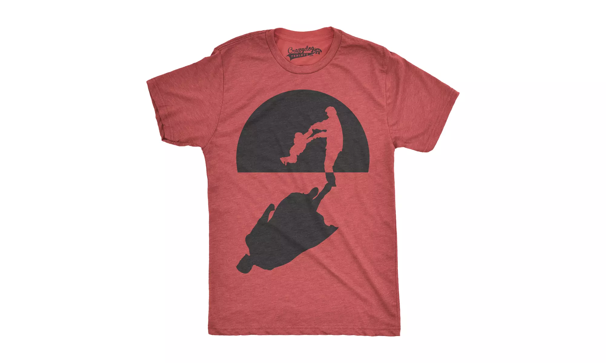 Mens Super Dad Shadow Funny T Shirt Novelty Vintage Fathers Day Hero T shirt - Primary Image