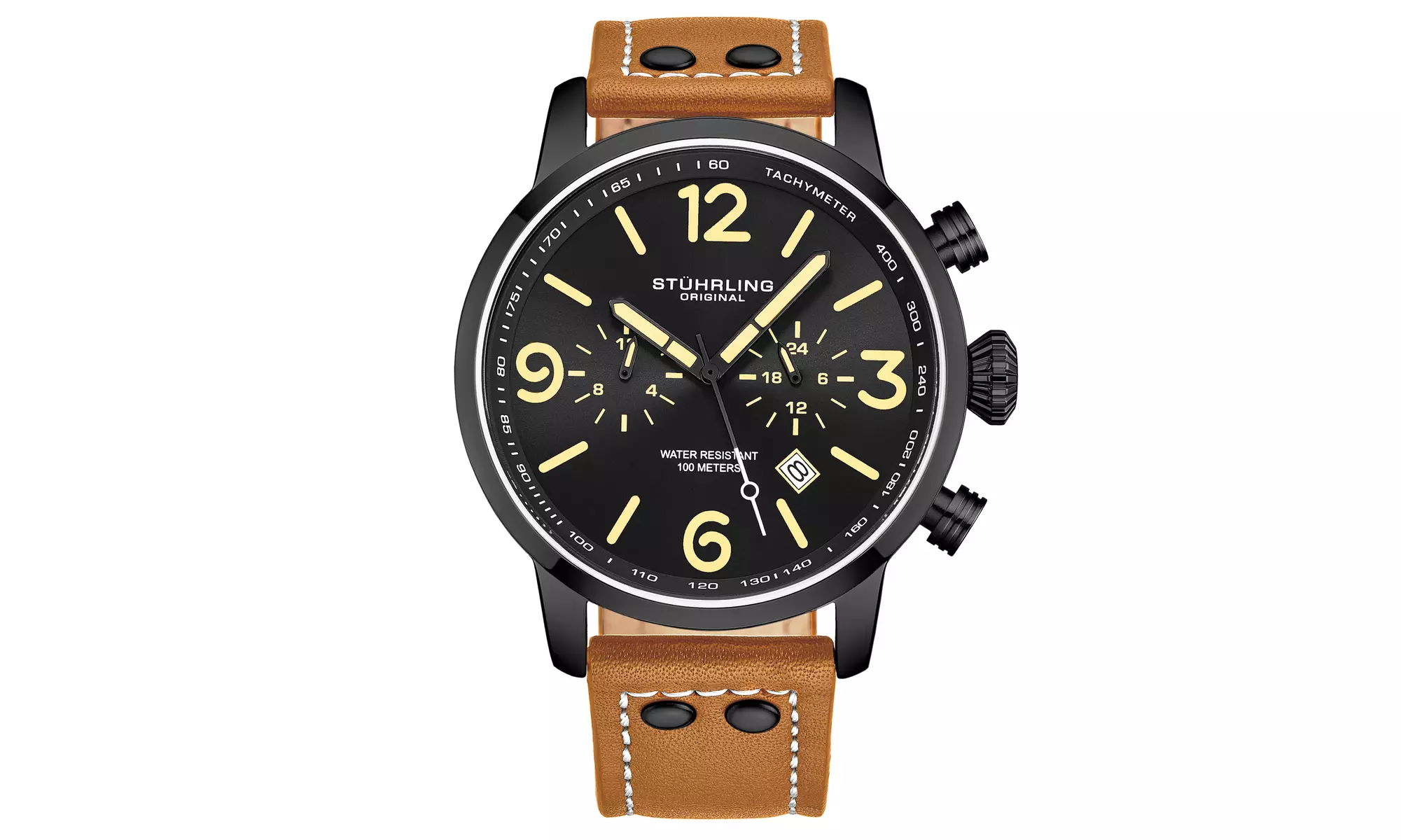 Stuhrling Original Men's Aviator Watch - Second Medium