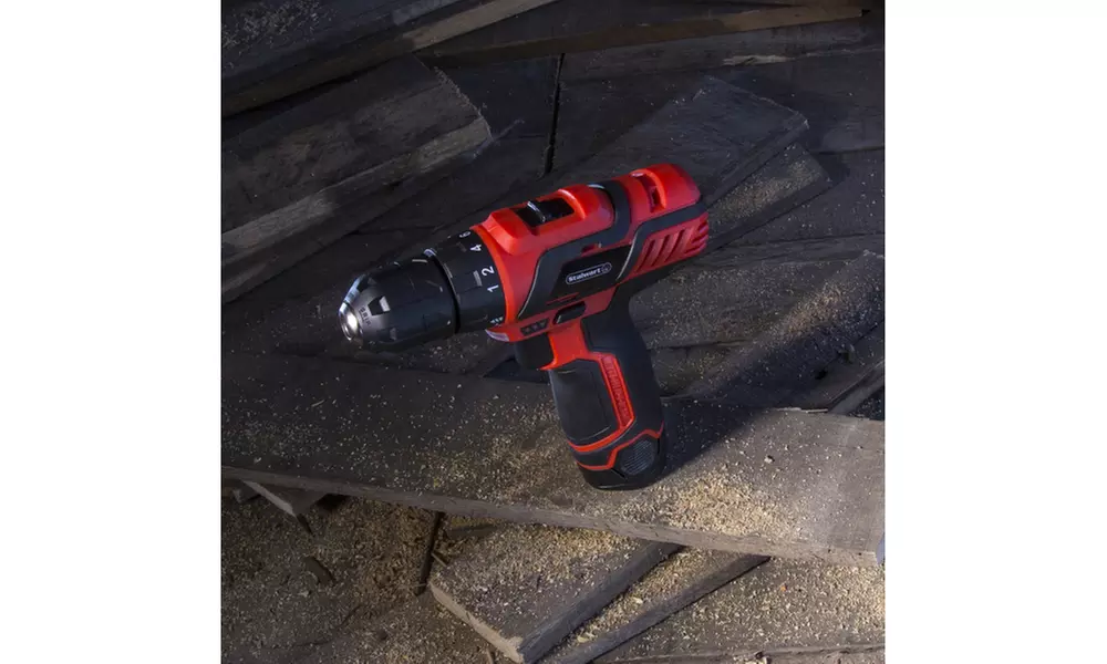 Stalwart 12V Lithium Ion 75 Pc 2 Speed Drill and Accessory Tool Set - Second Medium